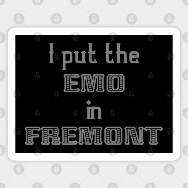 Emo in Fremont Magnet by TheClingyRobin